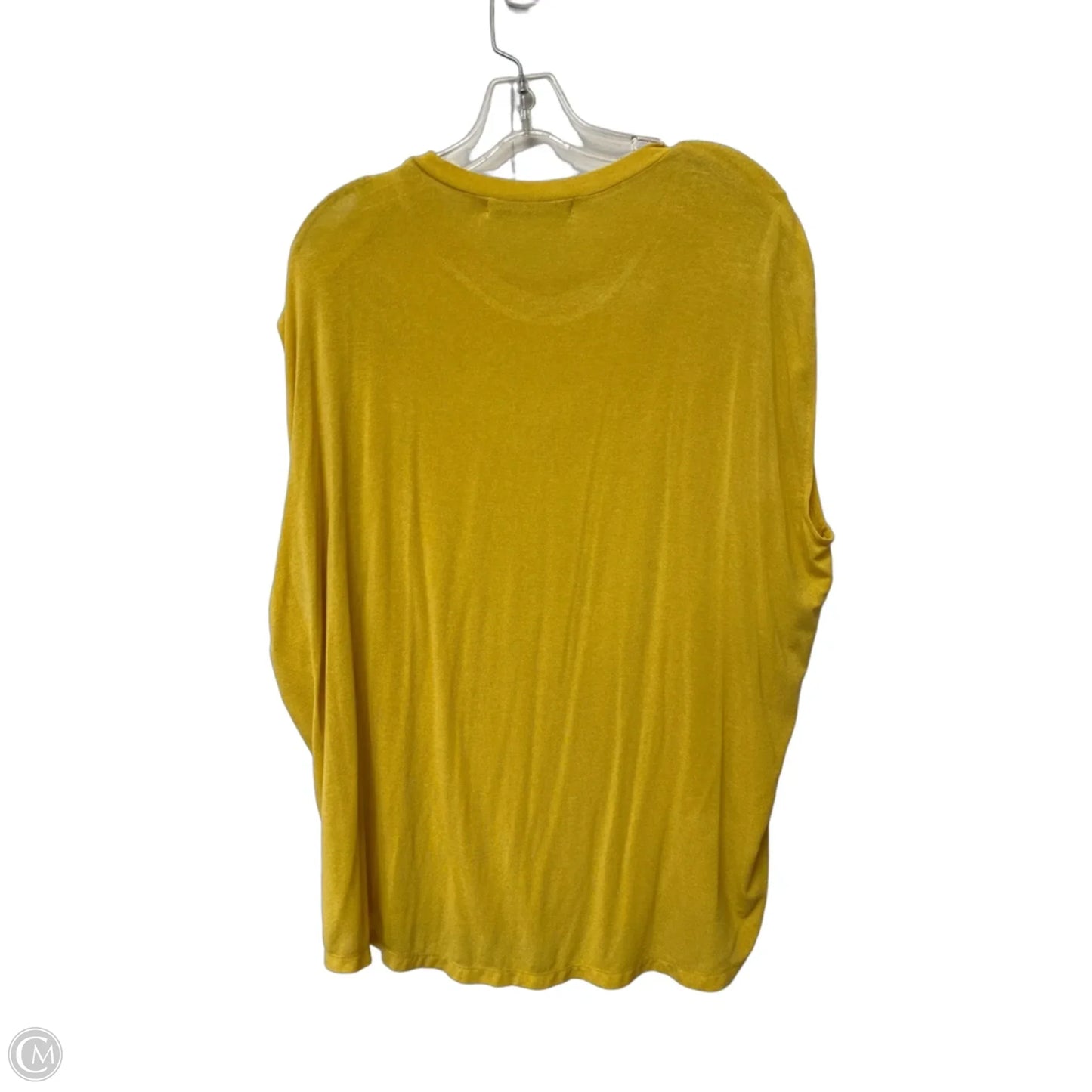 Top Sleeveless Basic By Bishop + Young In Yellow, Size: M