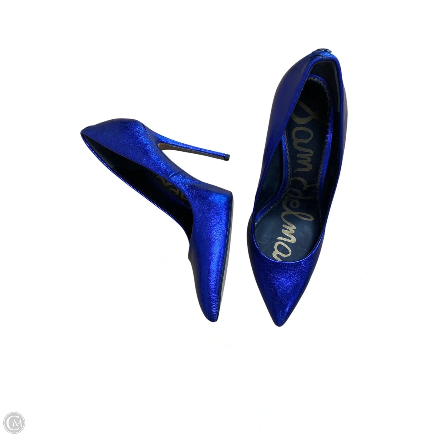 Shoes Heels Kitten By Sam Edelman In Blue & Brown, Size: 6.5