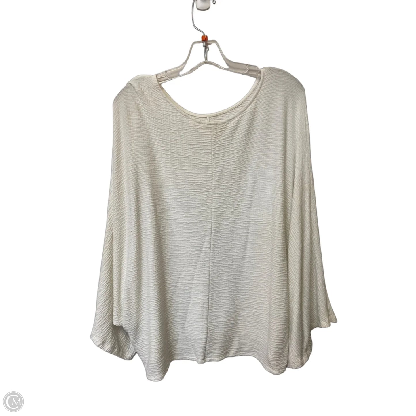 Top Short Sleeve By Maeve In White, Size: L