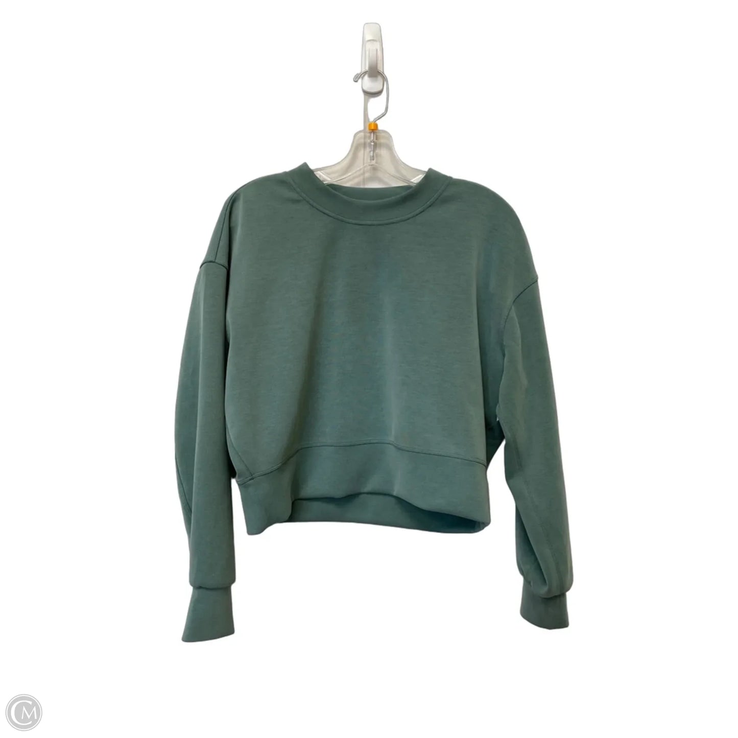 Athletic Sweatshirt Crewneck By Lululemon In Green, Size: 2