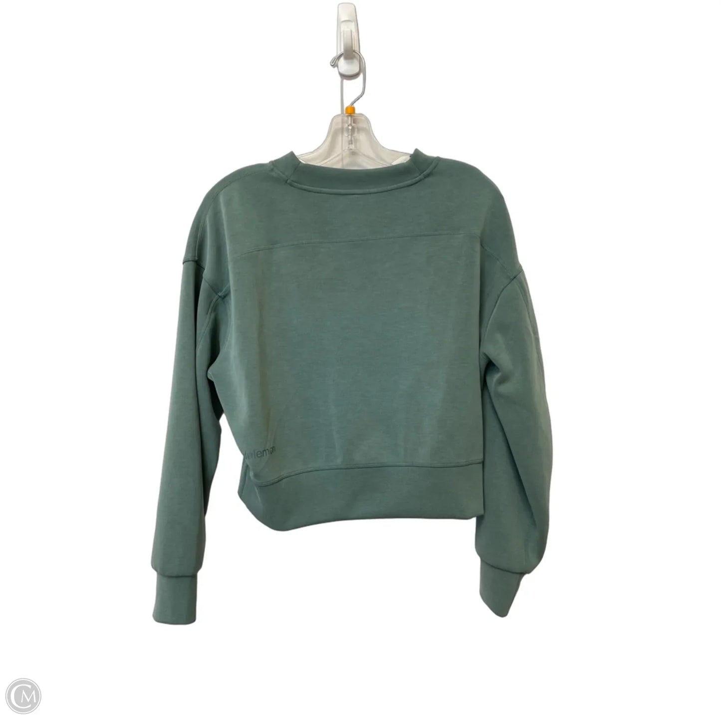 Athletic Sweatshirt Crewneck By Lululemon In Green, Size: 2