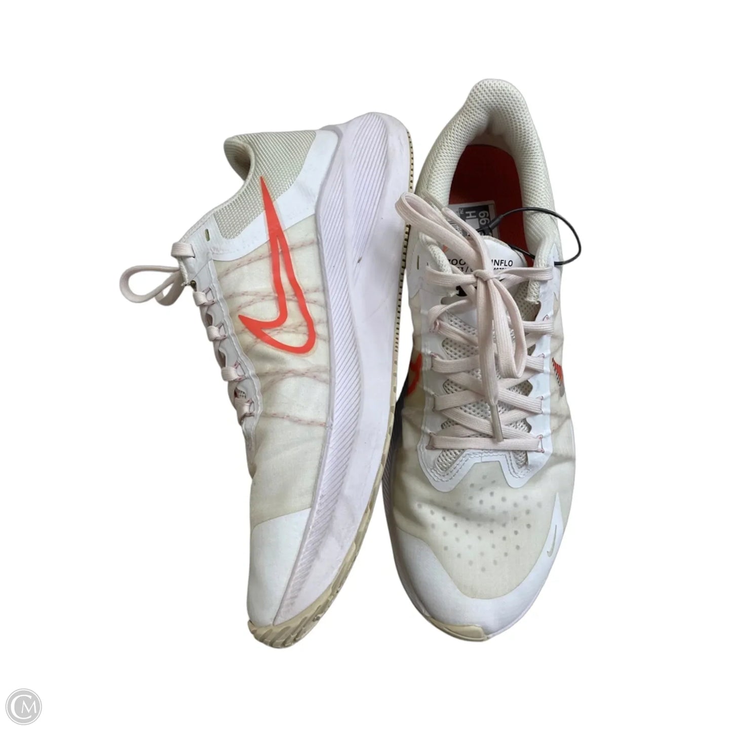 Shoes Athletic By Nike In Cream, Size: 9.5