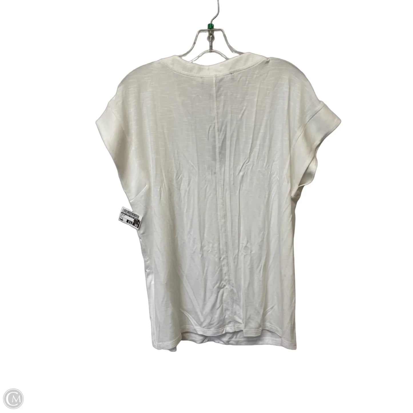Top Short Sleeve By White House Black Market In White, Size: M
