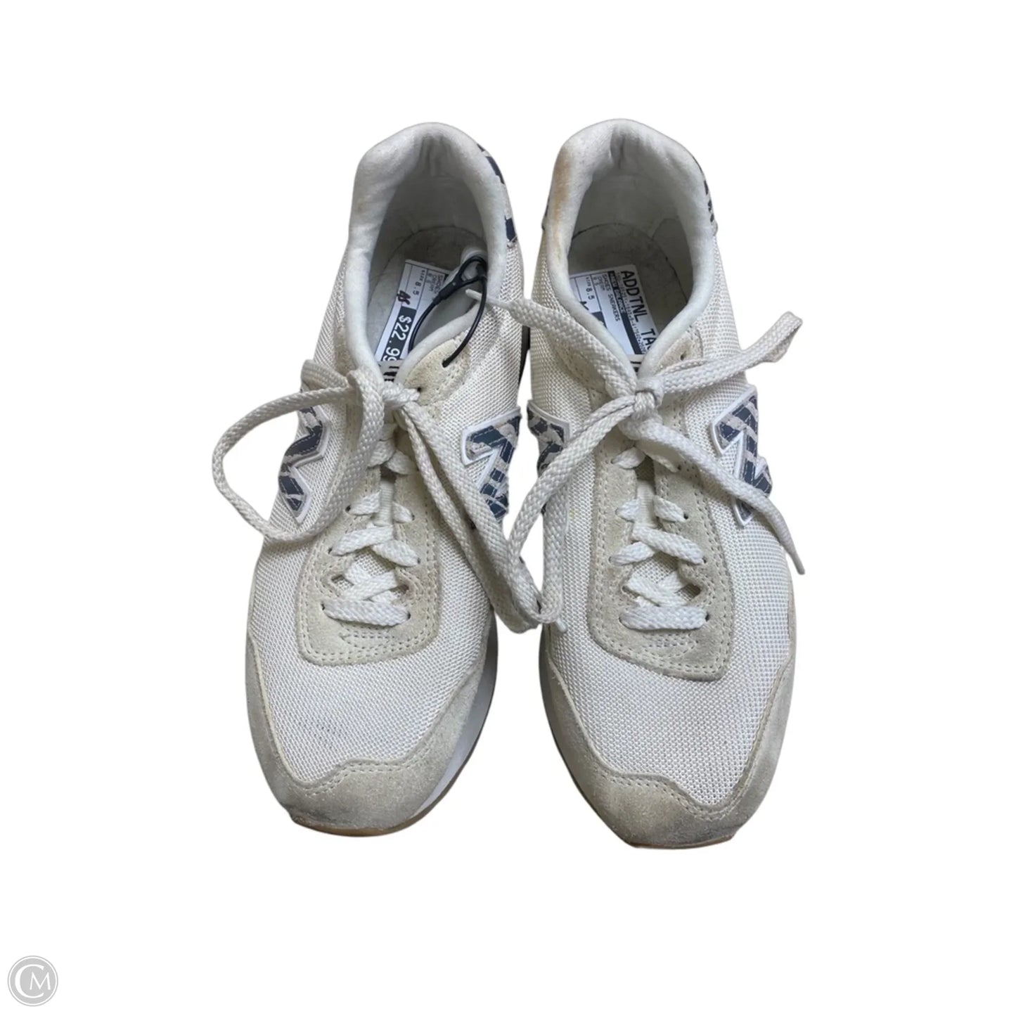 Shoes Sneakers By New Balance In Cream, Size: 8.5