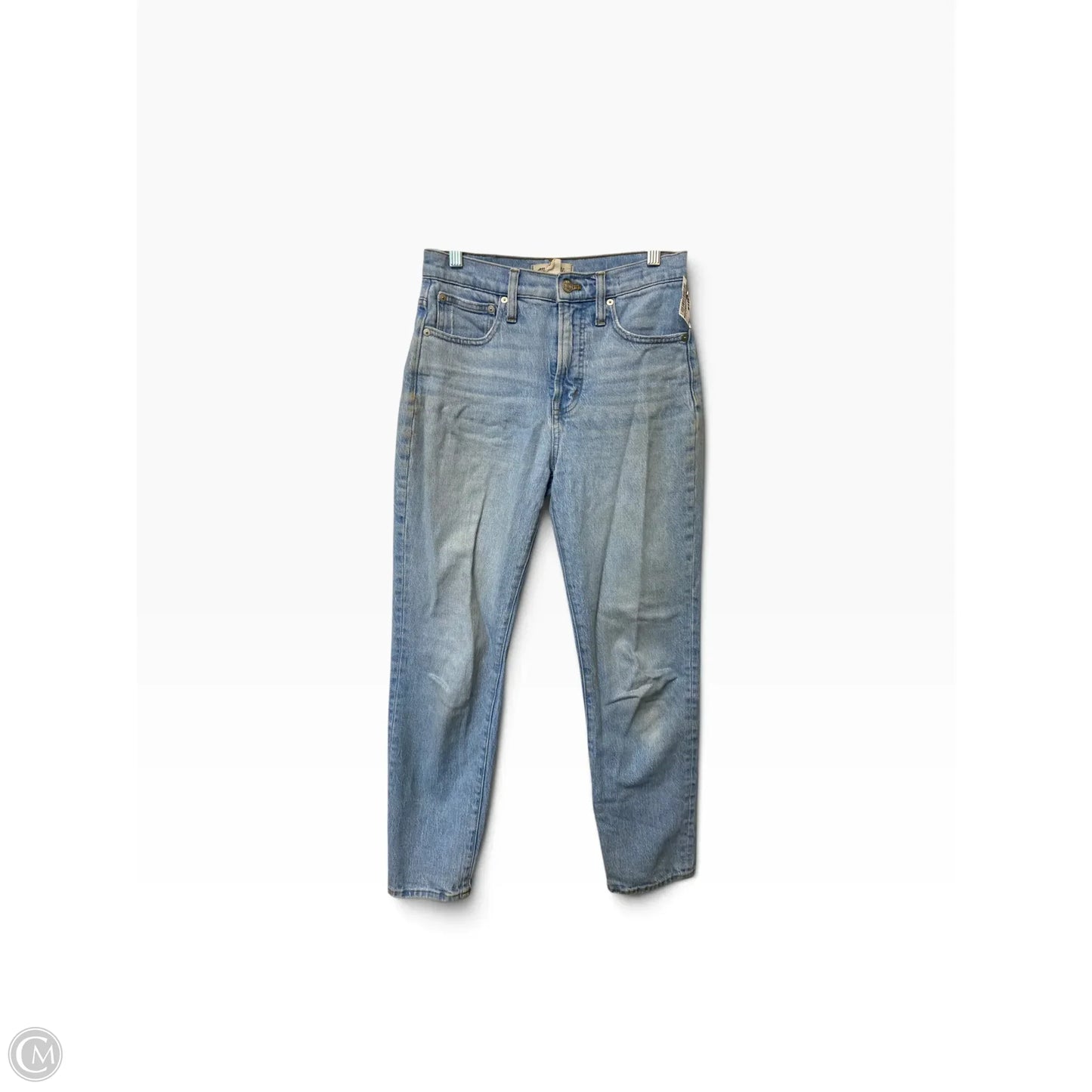 Jeans Straight By Madewell In Blue Denim, Size: 2