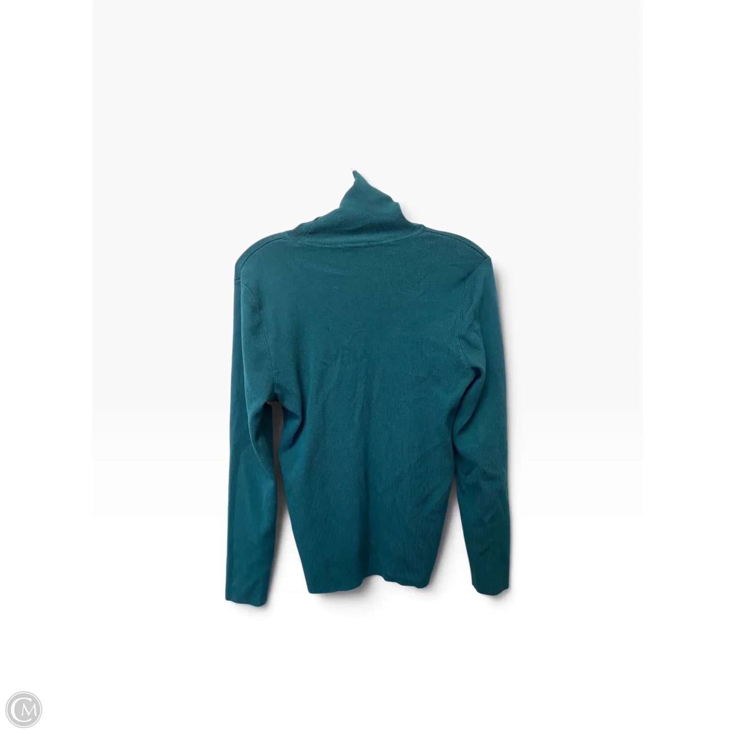 Top Long Sleeve By Chicos In Green, Size: S