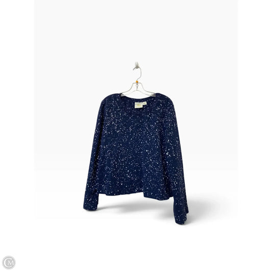 Top Long Sleeve By Maeve In Blue, Size: L