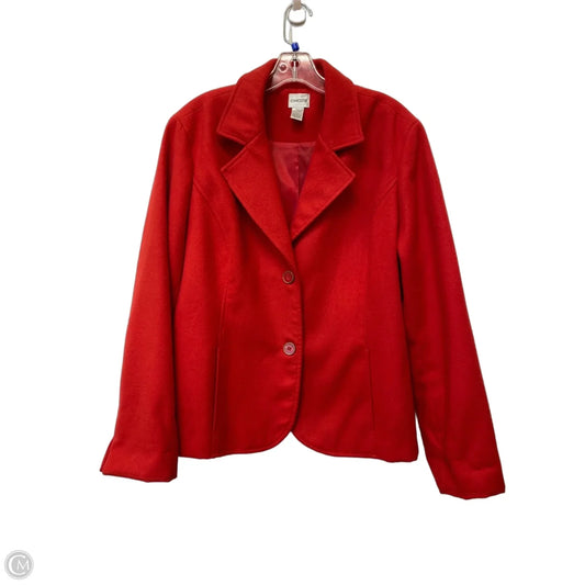 Blazer By Chicos In Red, Size: L
