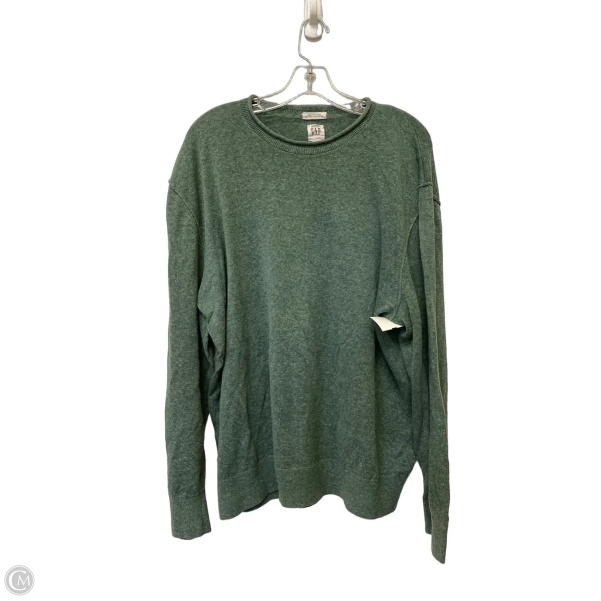 Top Long Sleeve By Gap In Green, Size: Xl
