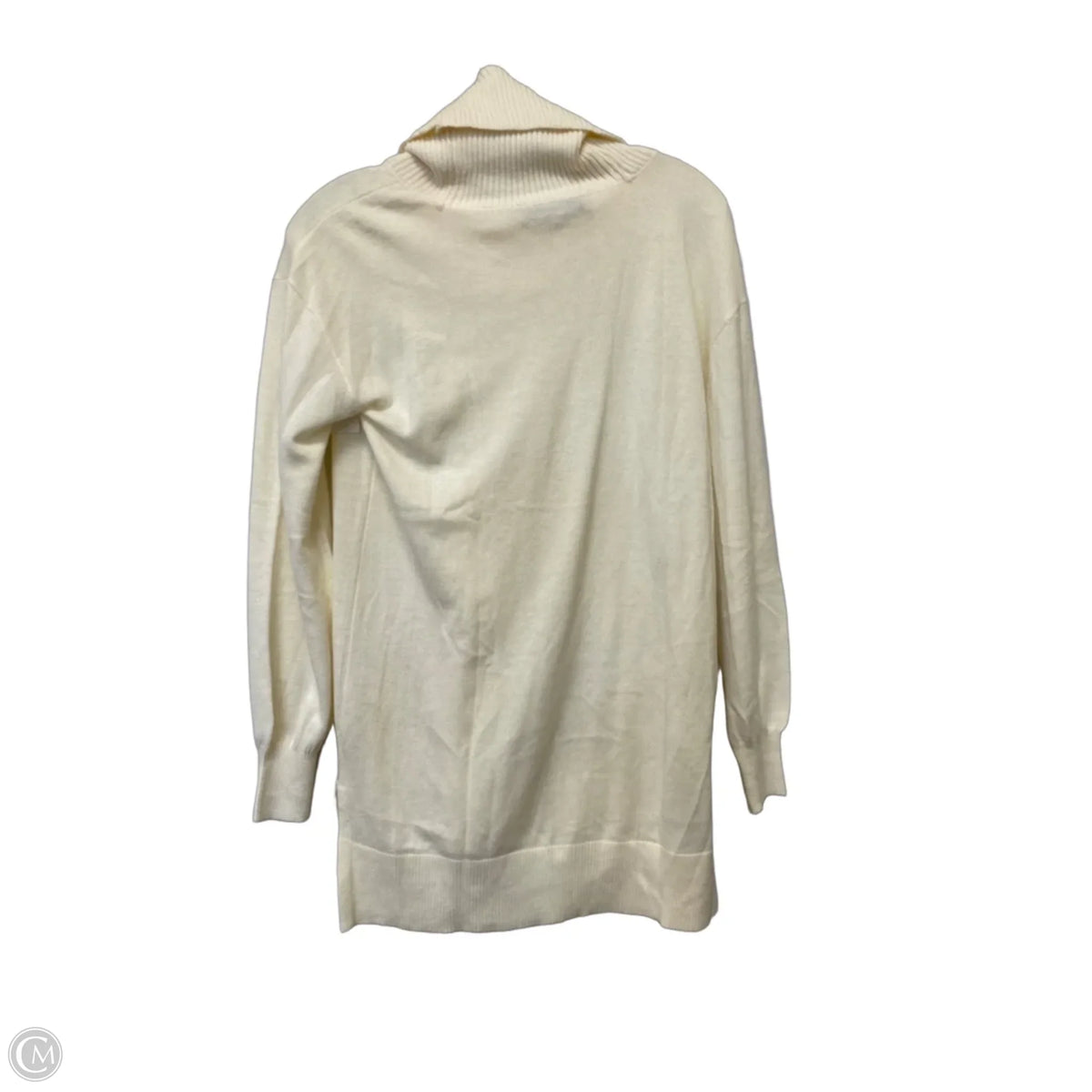 Top Long Sleeve By Loft In Cream, Size: Xs
