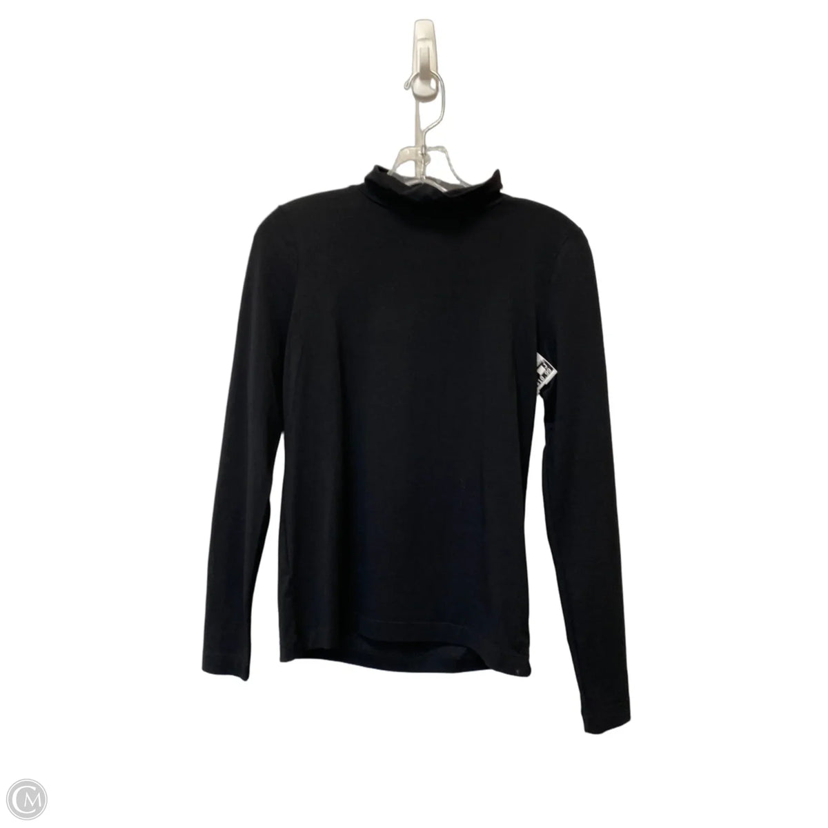 Top Long Sleeve Basic By Loft In Black, Size: S