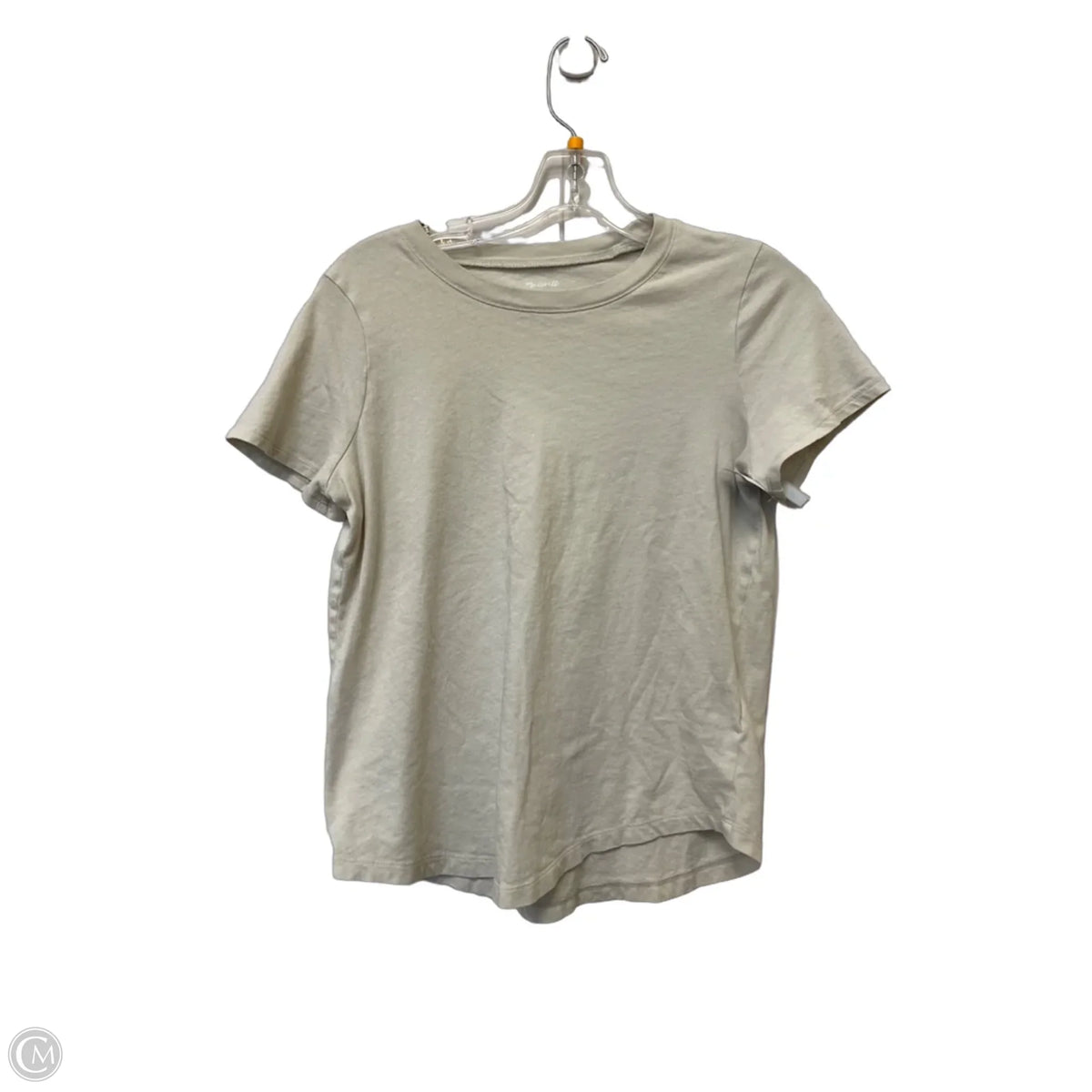 Top Short Sleeve Basic By Madewell In Cream, Size: S