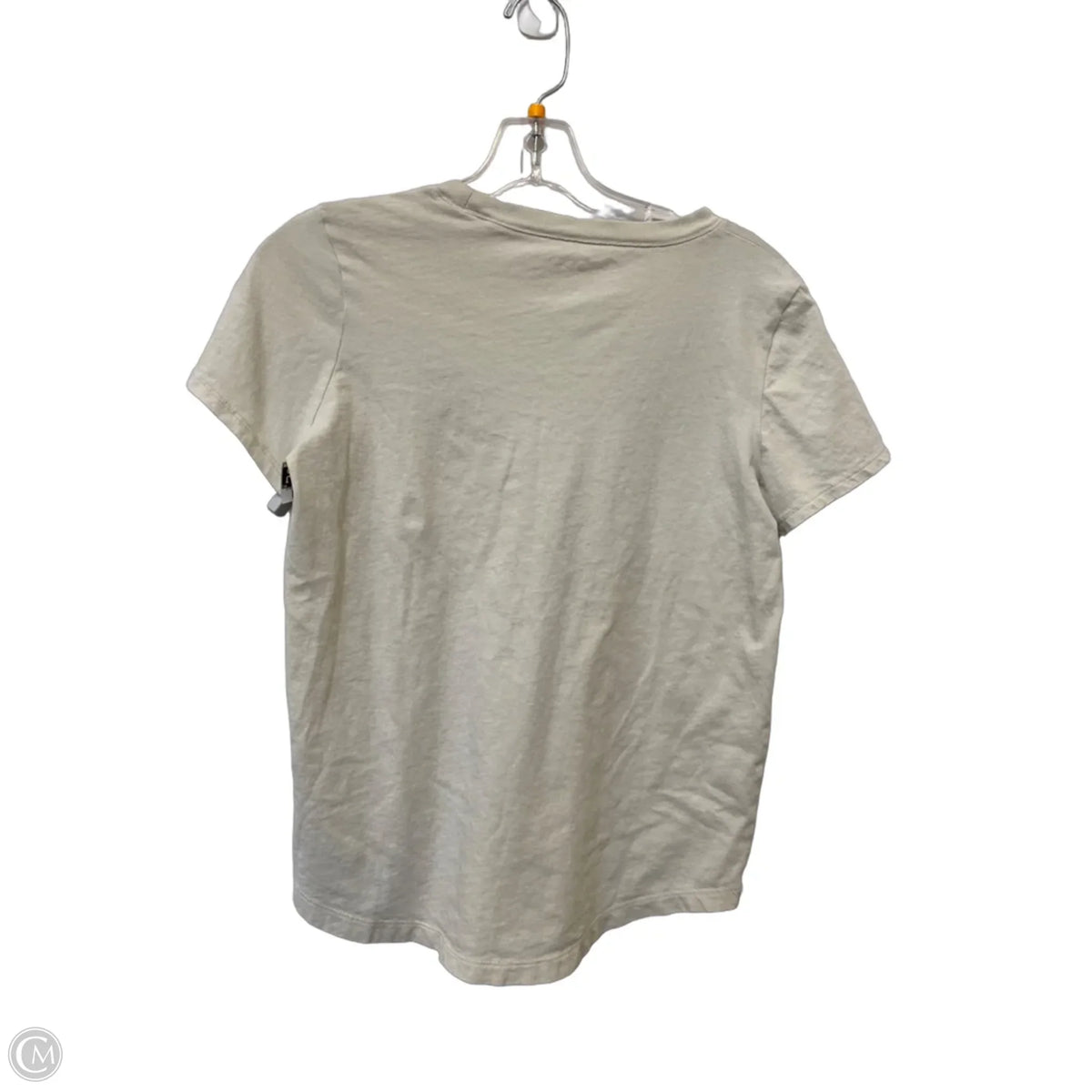 Top Short Sleeve Basic By Madewell In Cream, Size: S