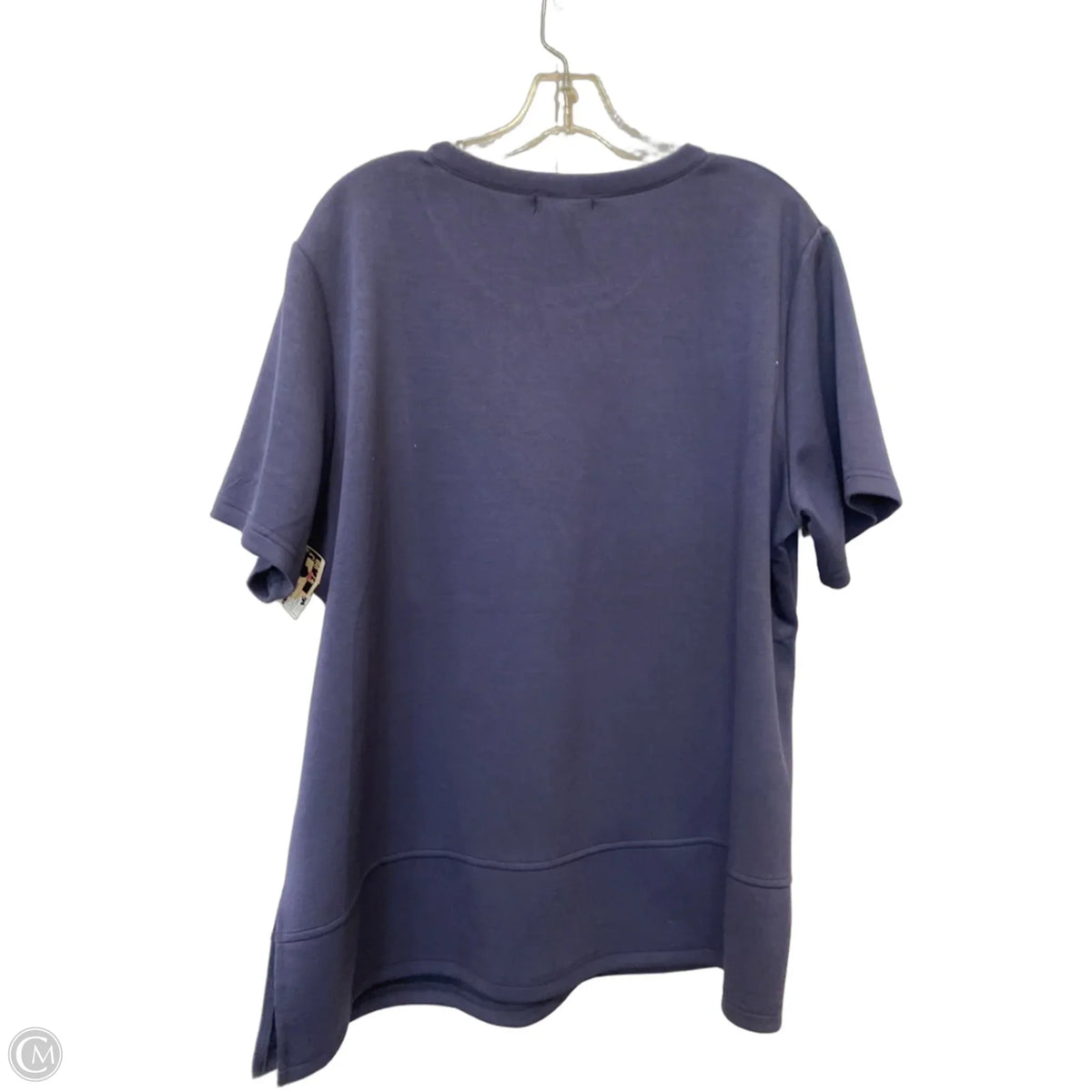 Top Short Sleeve Basic By Clothes Mentor In Blue, Size: Xxl