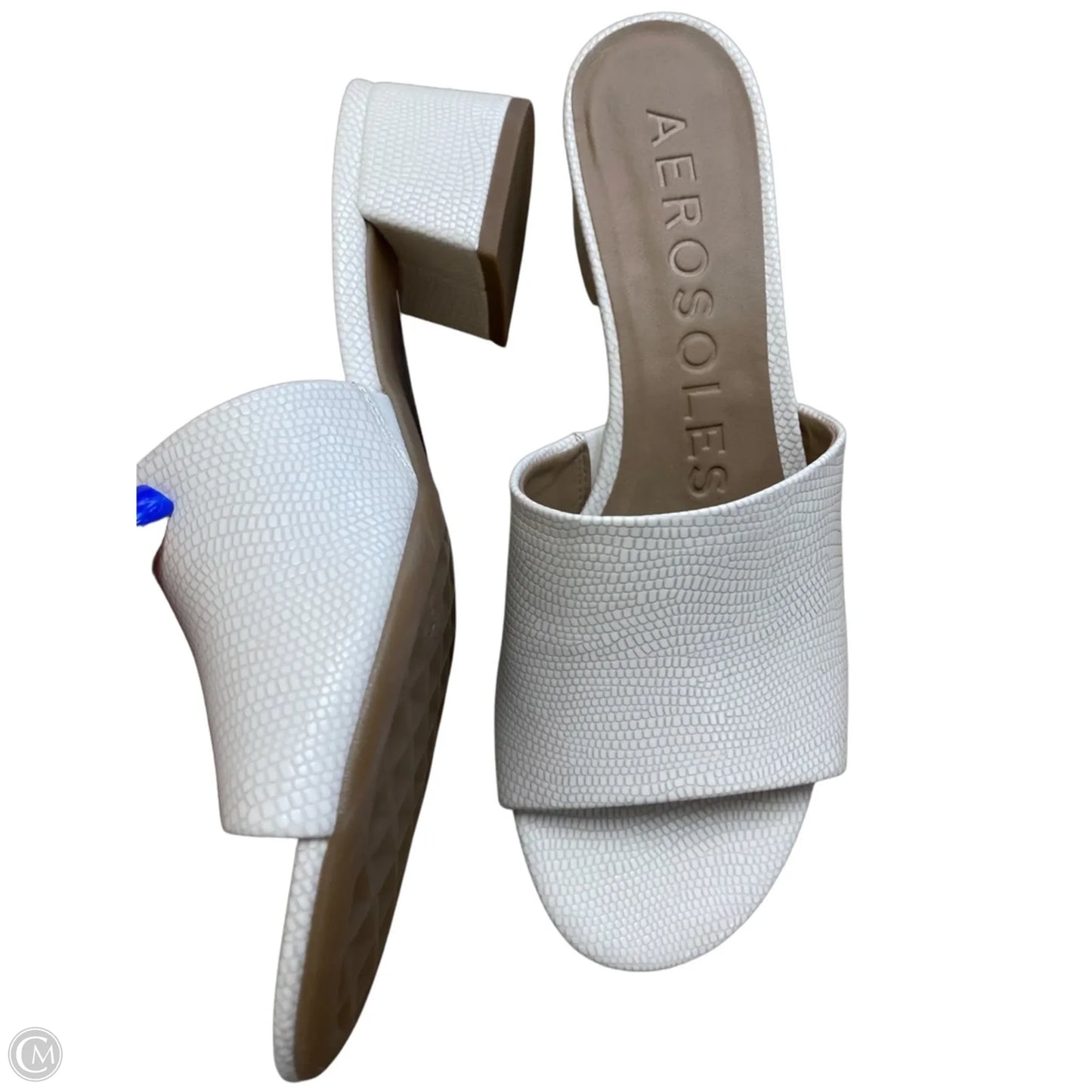 Shoes Heels Block By Aerosoles In Cream, Size: 7.5