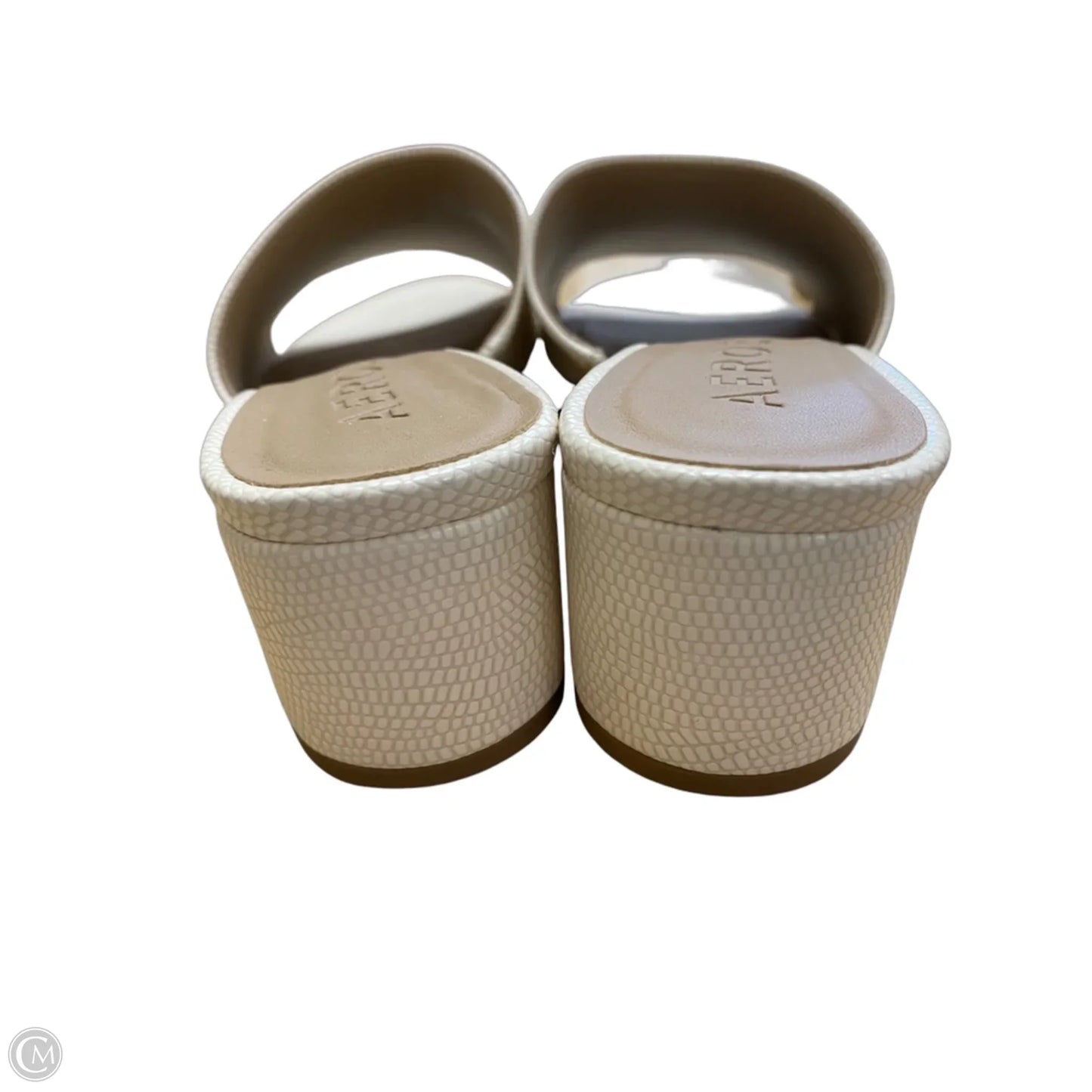 Shoes Heels Block By Aerosoles In Cream, Size: 7.5