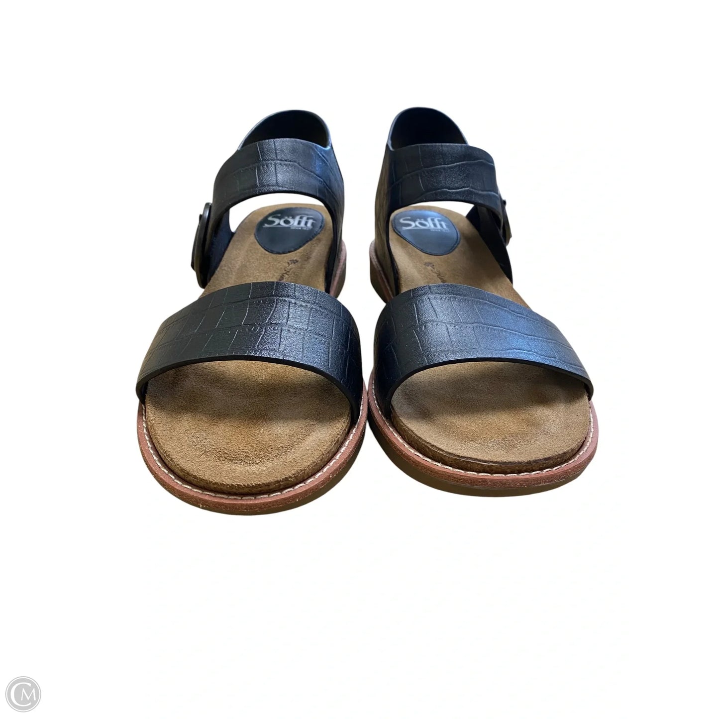 Sandals Flats By Sofft In Black, Size: 7