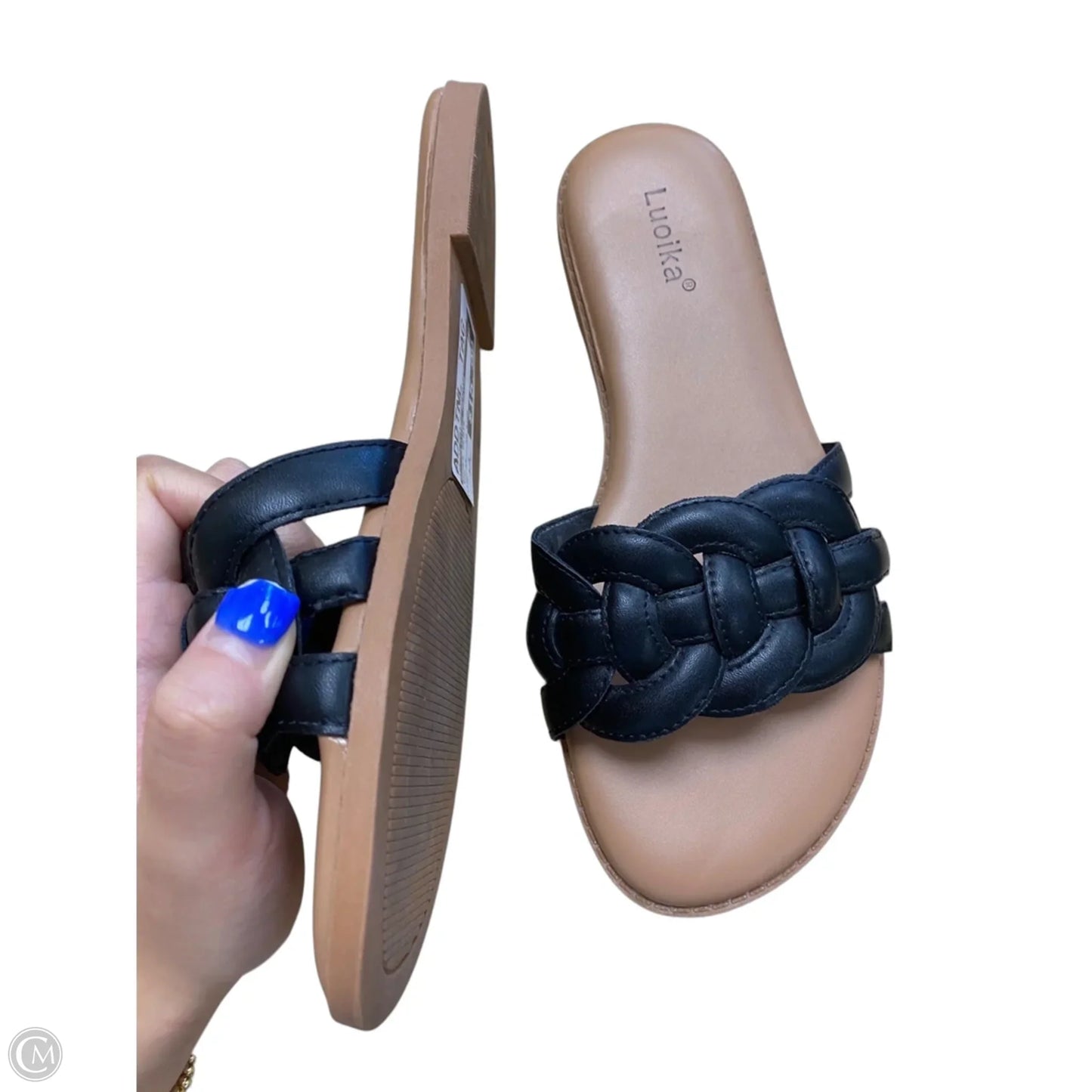 Shoes Flats By Clothes Mentor In Tan, Size: