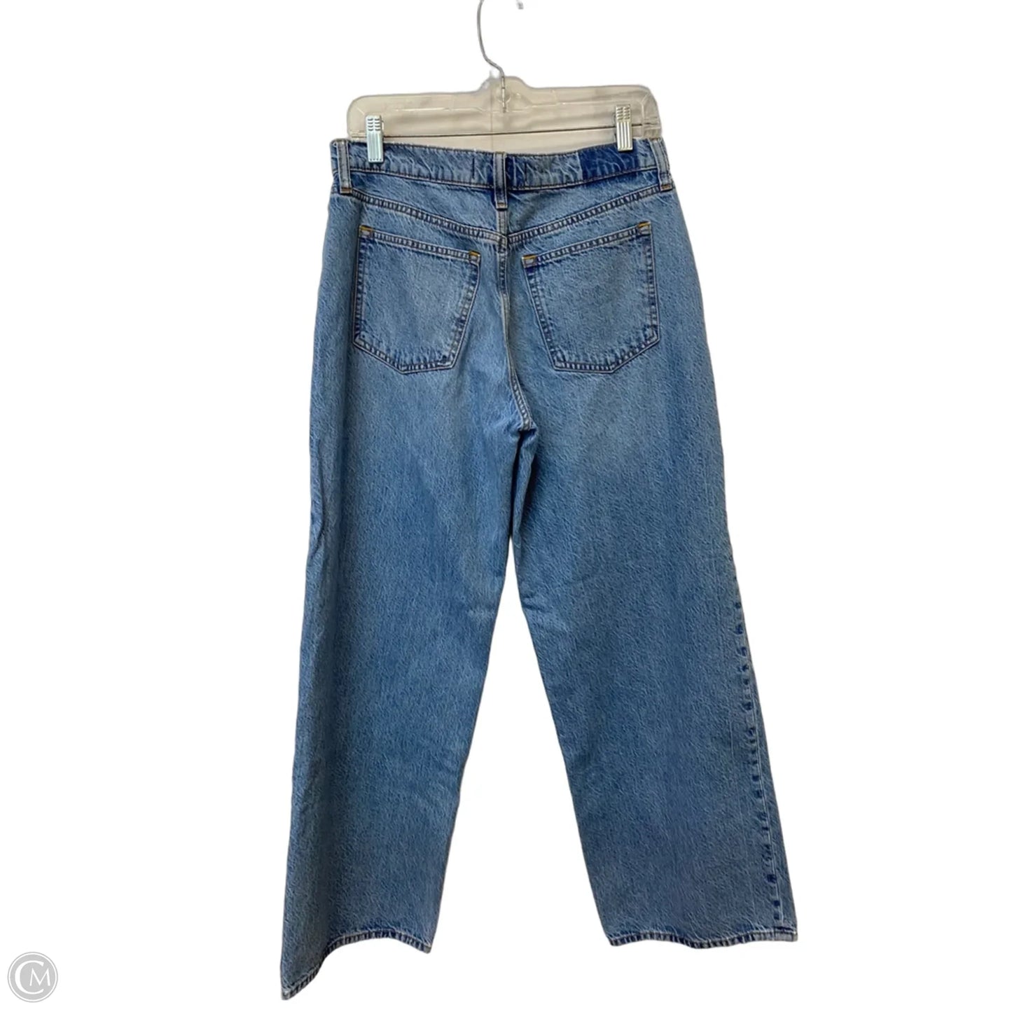 Jeans Wide Leg By Abercrombie And Fitch In Blue Denim, Size: 6
