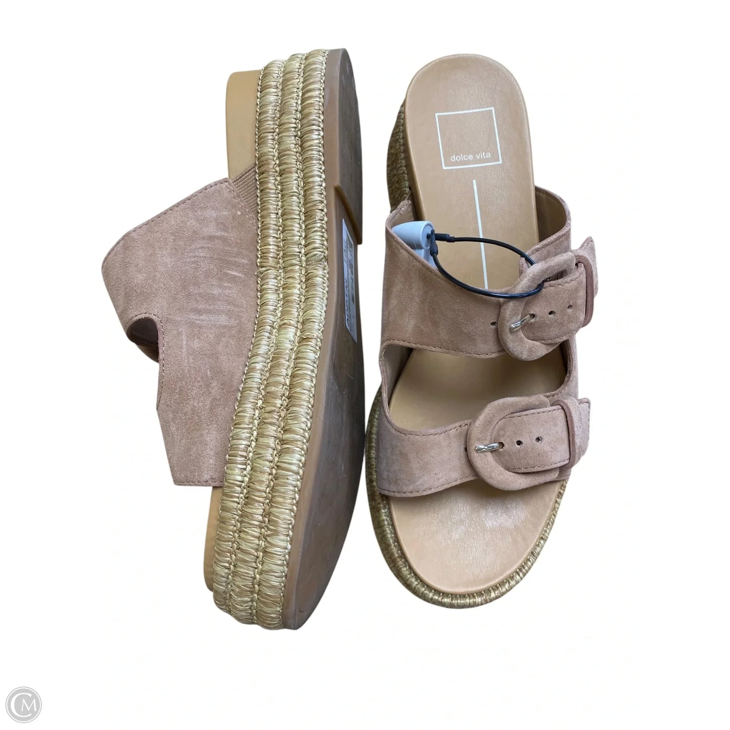 Sandals Heels Platform By Dolce Vita In Tan, Size: 9.5