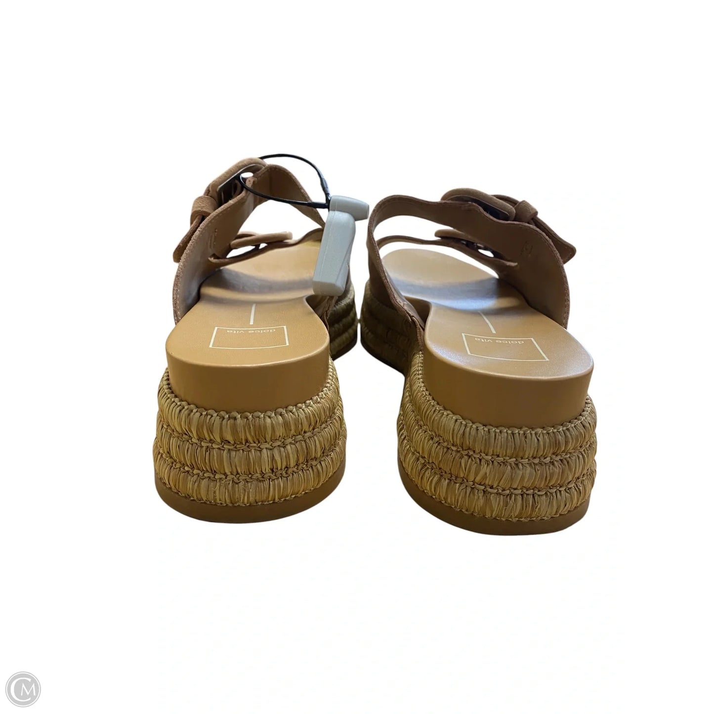 Sandals Heels Platform By Dolce Vita In Tan, Size: 9.5
