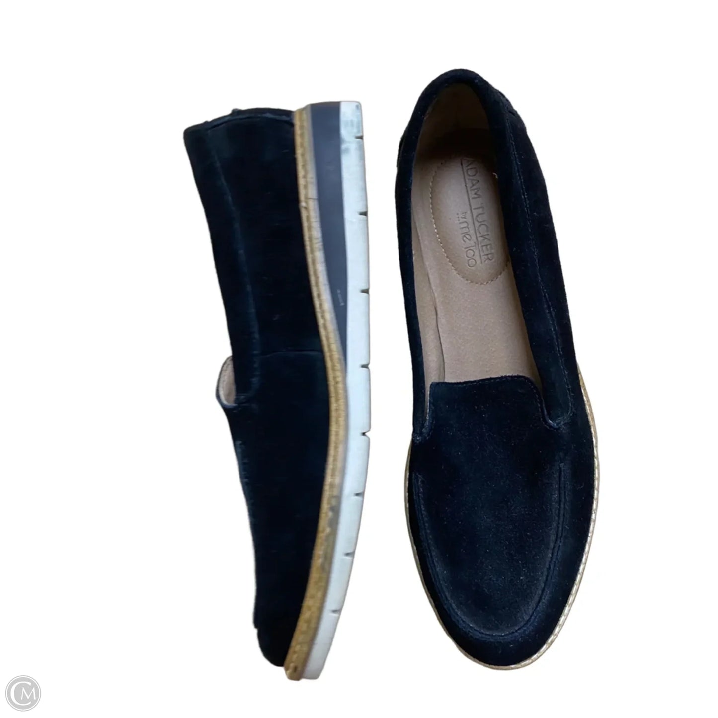 Shoes Flats By Adam Tucker In Black, Size: 7