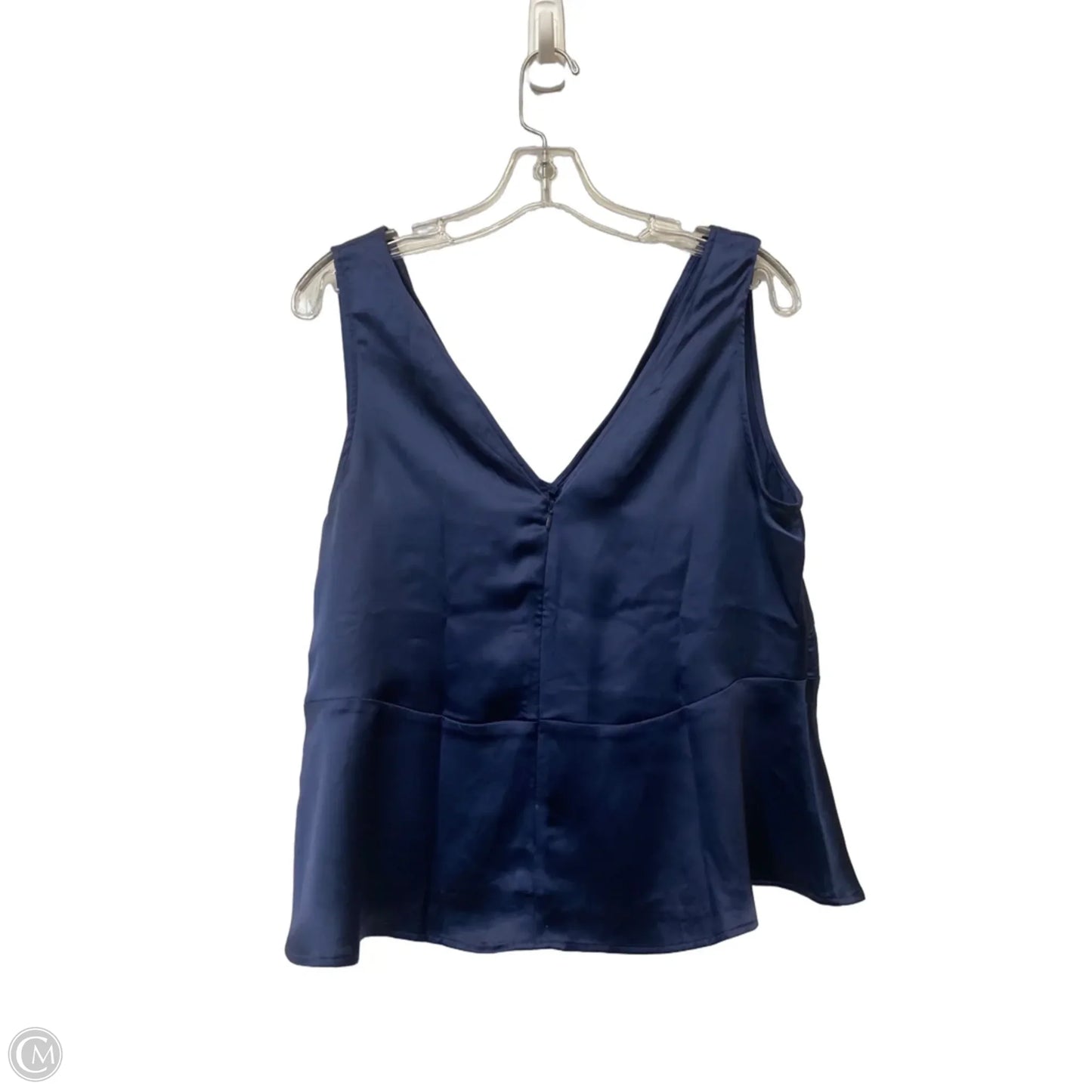 Top Sleeveless By Loft In Blue, Size: 10