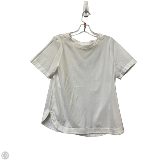 Top Short Sleeve By Maeve In White, Size: S