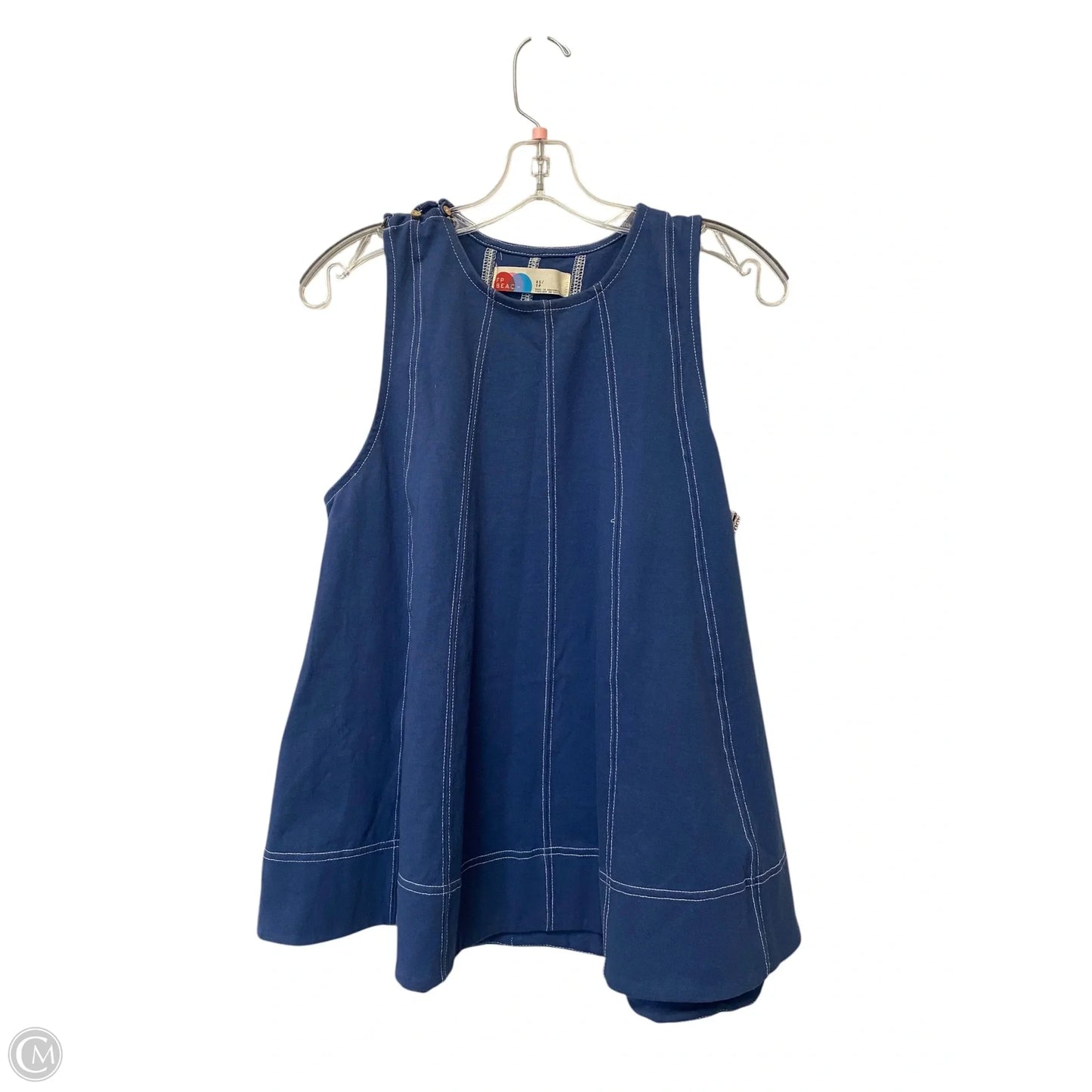 Top 2pc Short Sleeve By Clothes Mentor In Blue, Size: Xsp