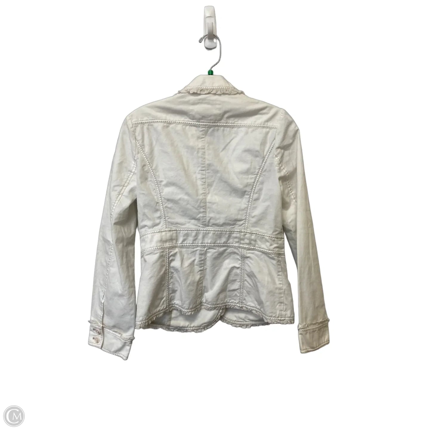 Jacket Shirt By White House Black Market In White, Size: 6