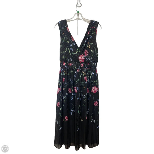 Dress Party Long By White House Black Market In Floral Print, Size: 8
