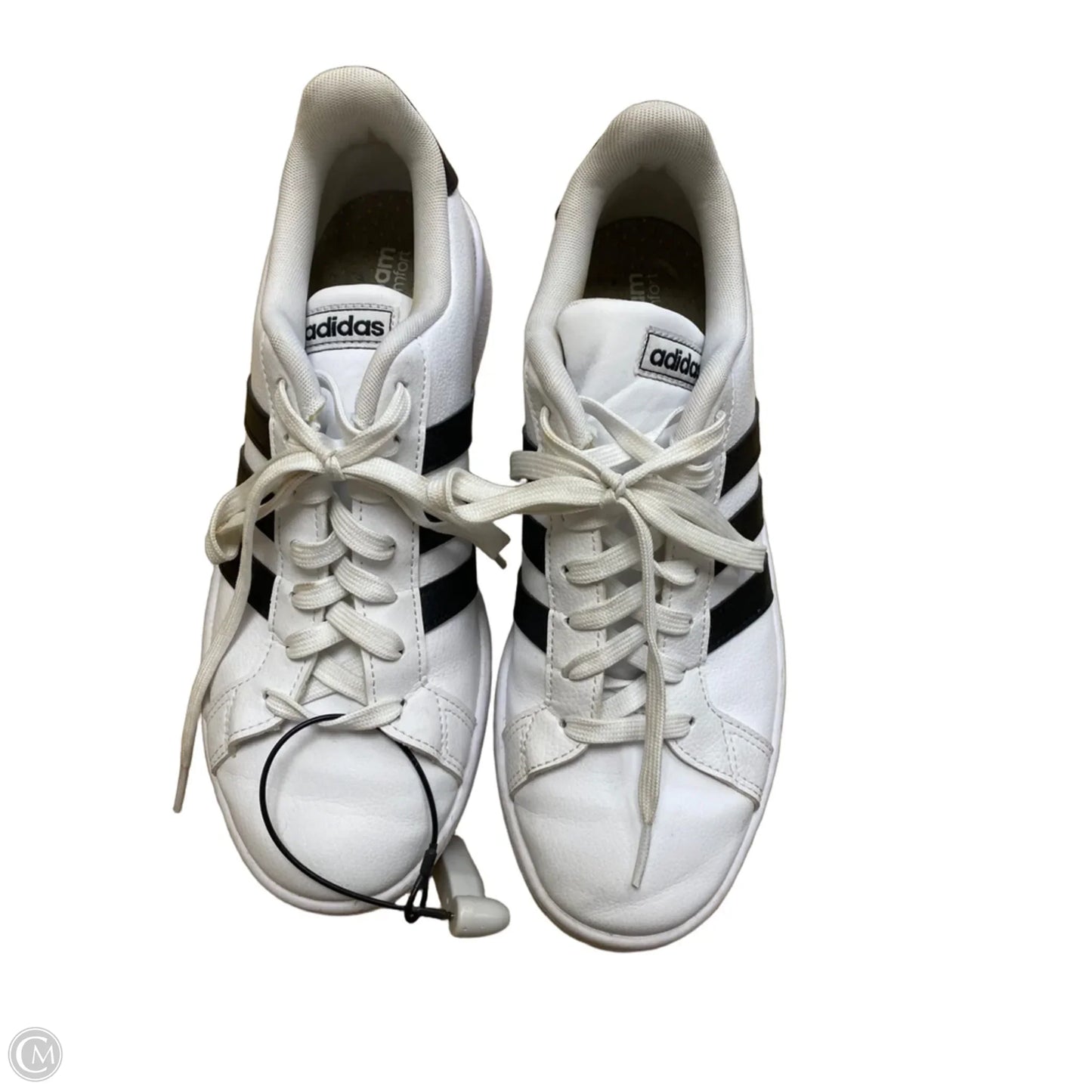 Shoes Athletic By Adidas In White, Size: 9.5