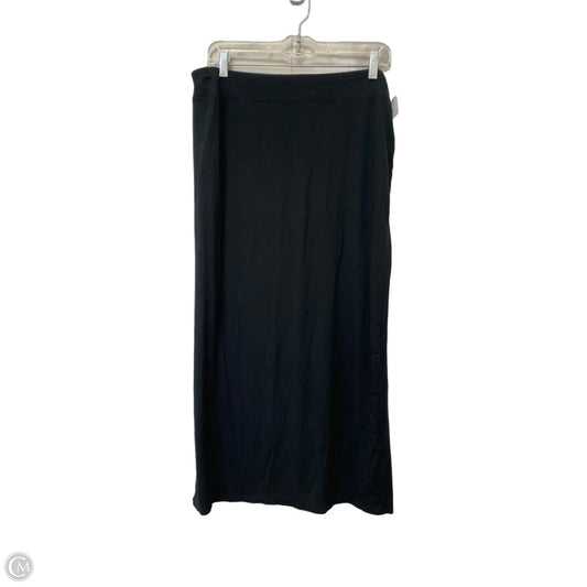 Skirt Maxi By J. Jill In Black, Size: M