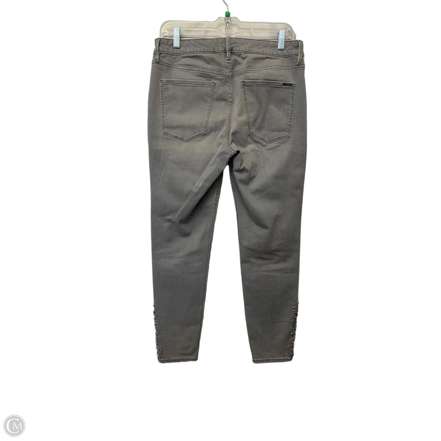 Jeans Straight By White House Black Market In Grey, Size: 10