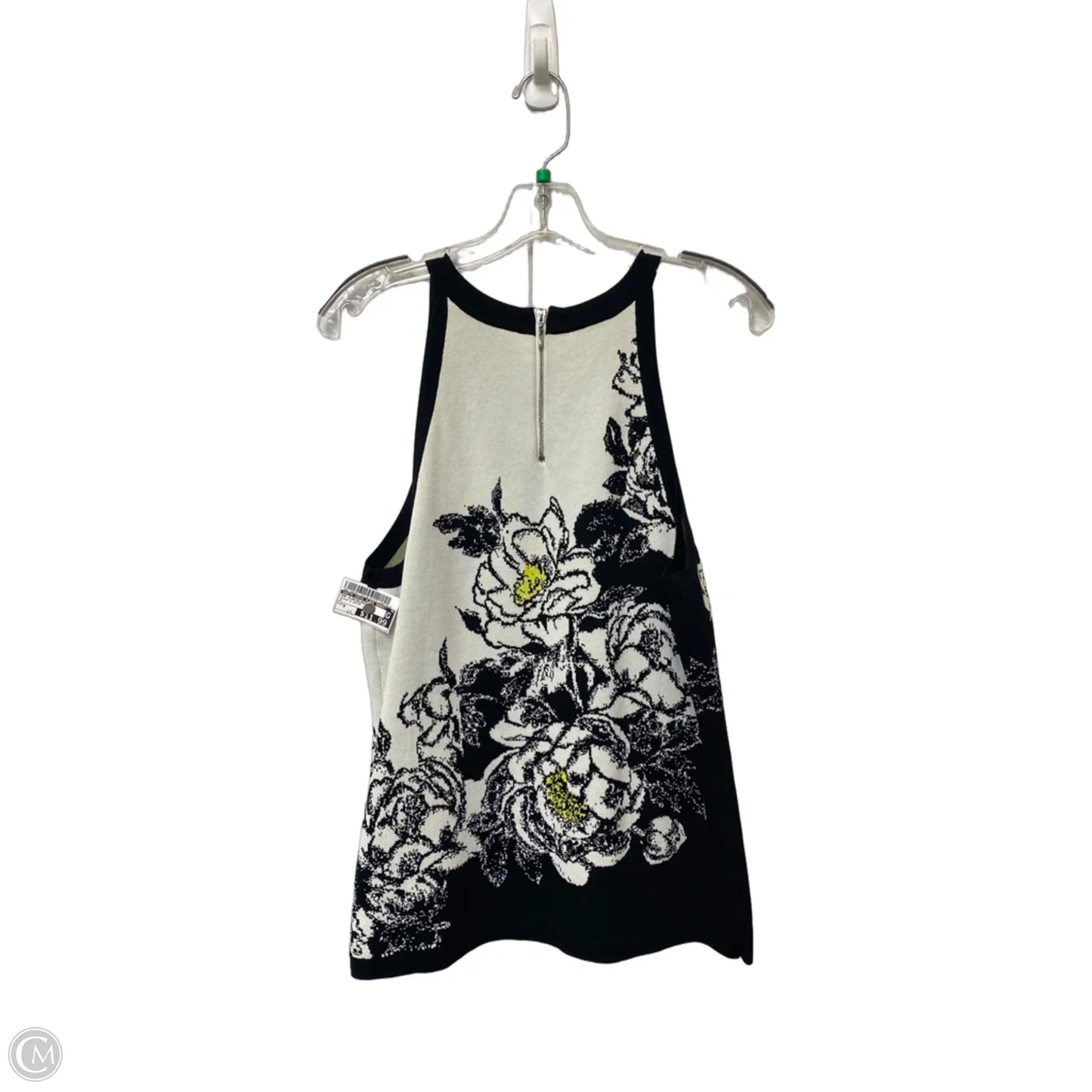 Top Sleeveless By White House Black Market In Black & White, Size: M
