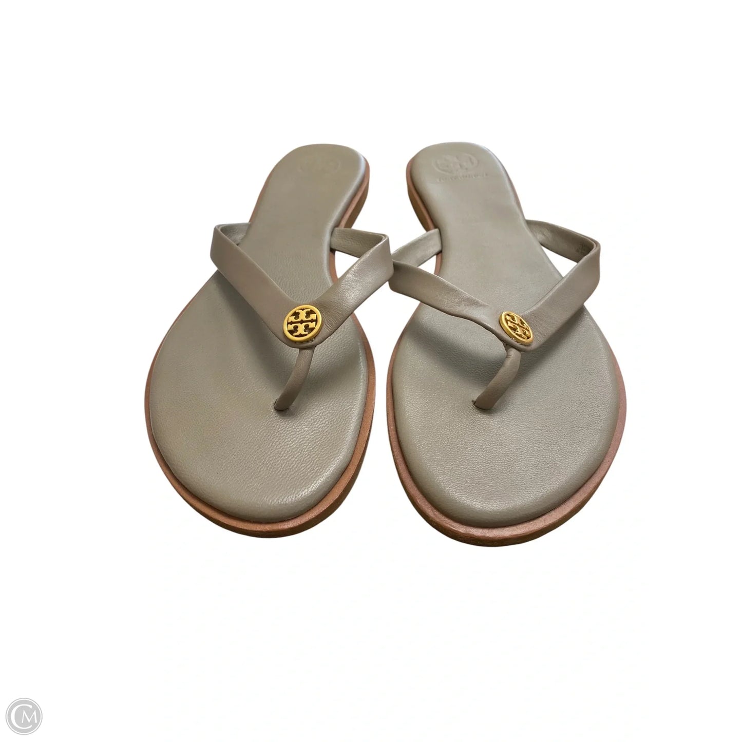 Sandals Designer By Tory Burch In Grey, Size: 9