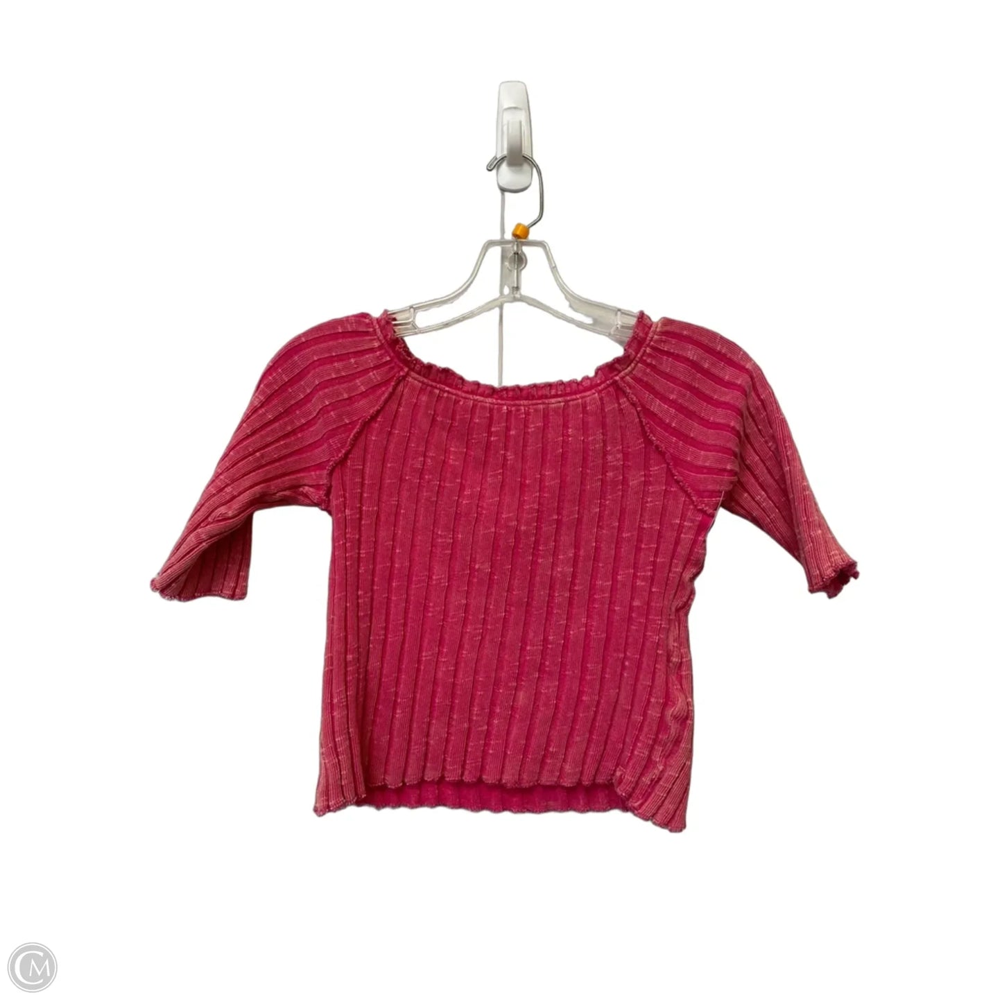 Top Short Sleeve By We The Free In Pink, Size: M