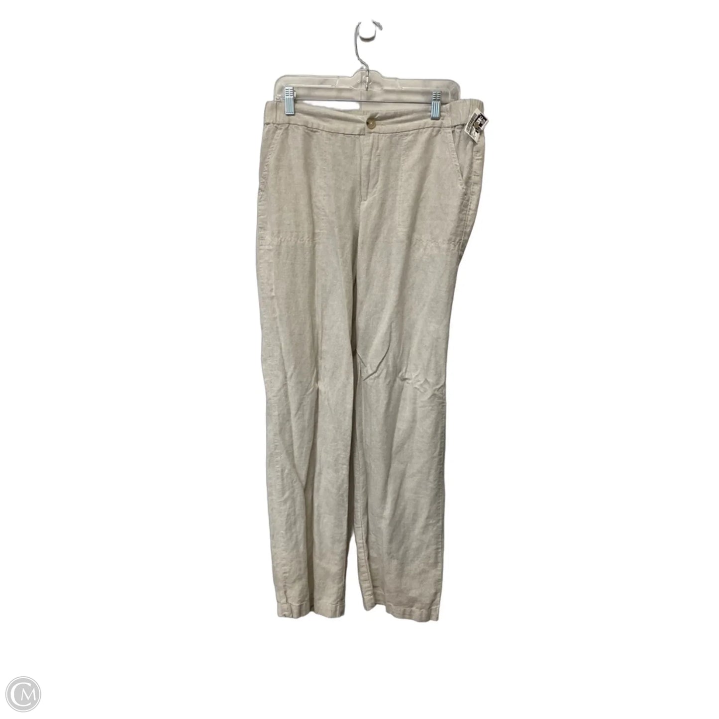 Pants Lounge By Liz Claiborne In Cream, Size: M