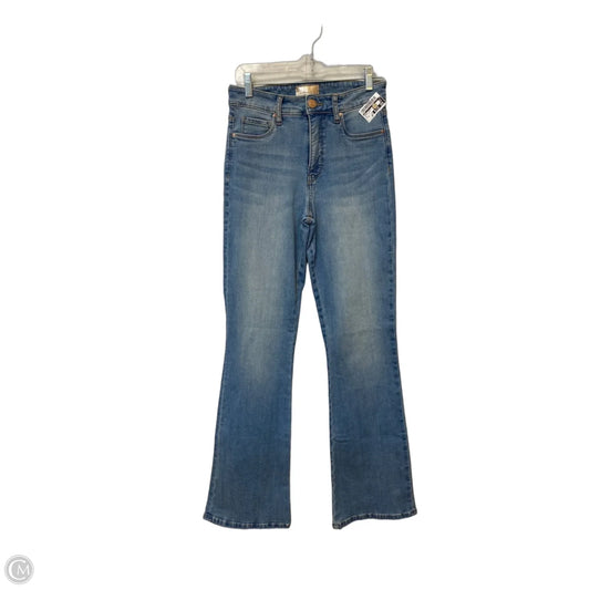 Jeans Flared By Kut In Blue Denim, Size: 0