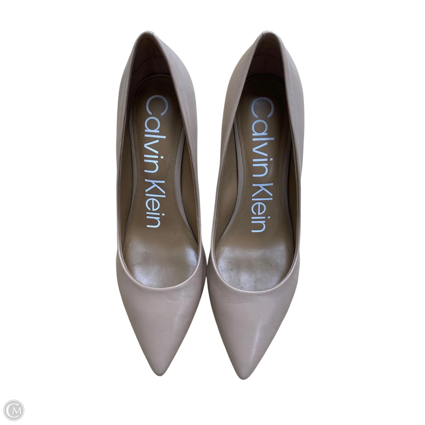 Shoes Heels Kitten By Calvin Klein In Tan, Size: 7.5