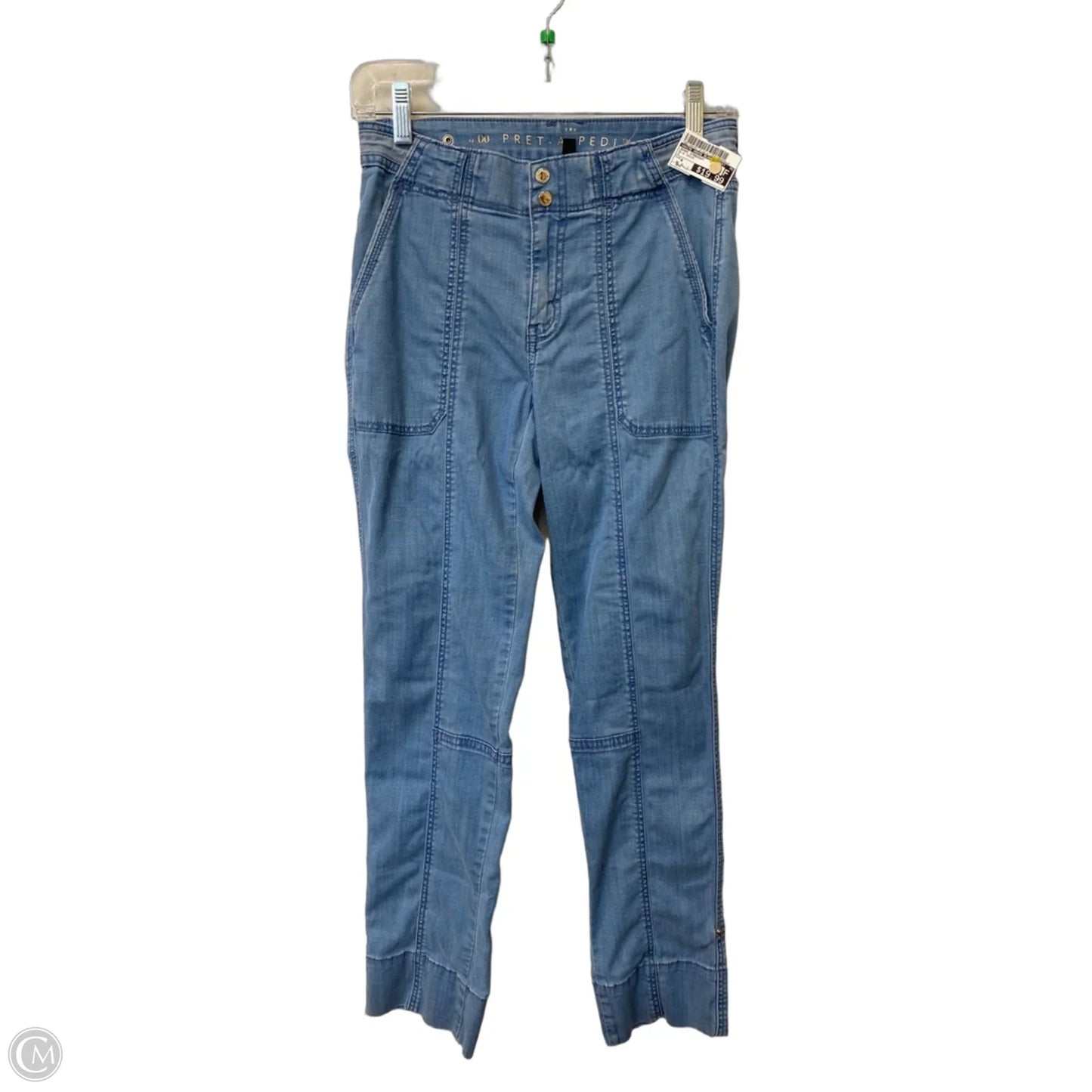 Jeans Straight By White House Black Market In Blue Denim, Size: 0