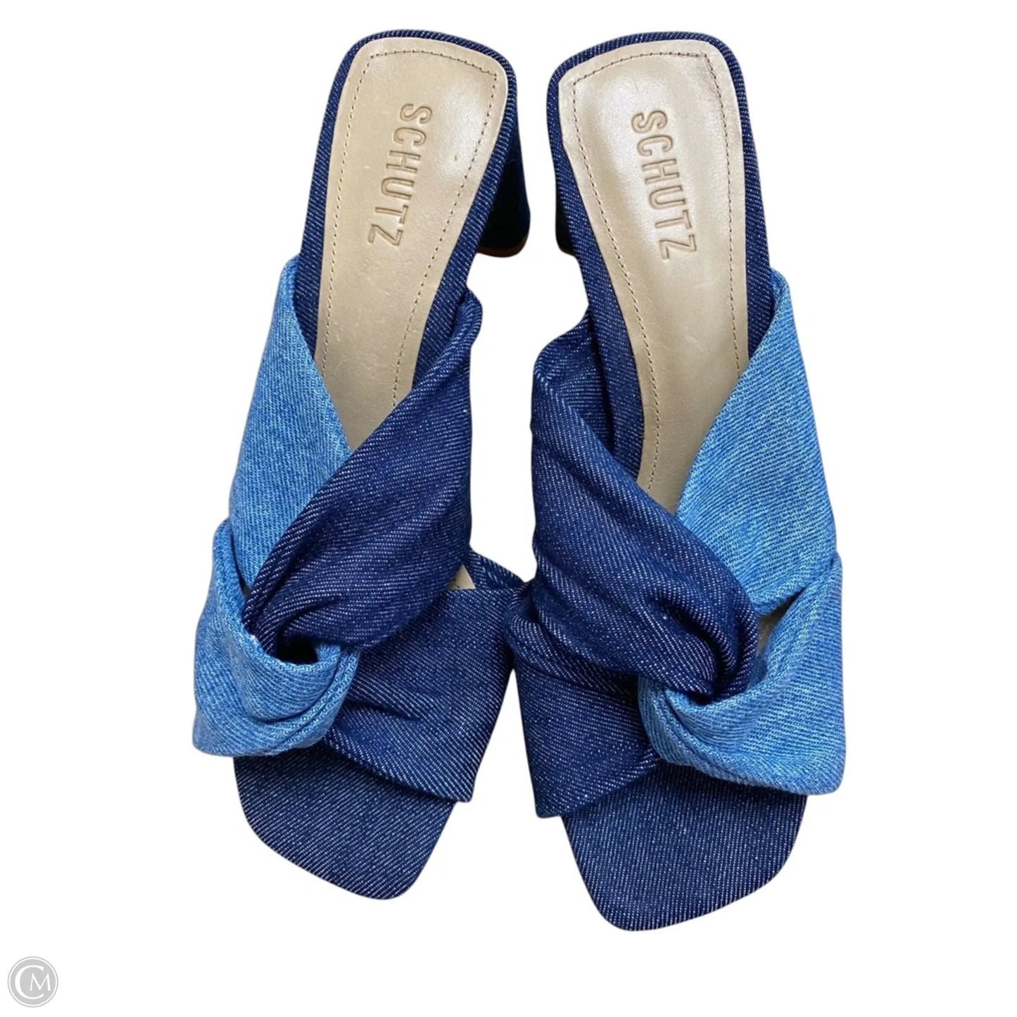 Shoes Heels Block By Schutz In Blue, Size: 8