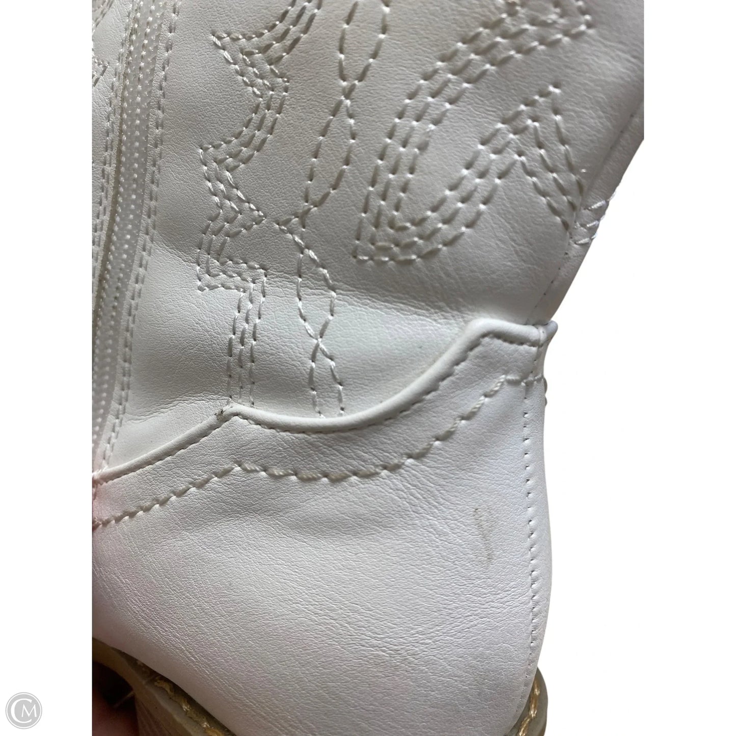 Boots Western By Dream Pairs In White, Size: 7.5