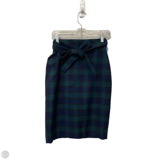 Skirt Midi By Ann Taylor In Plaid Pattern, Size: 2