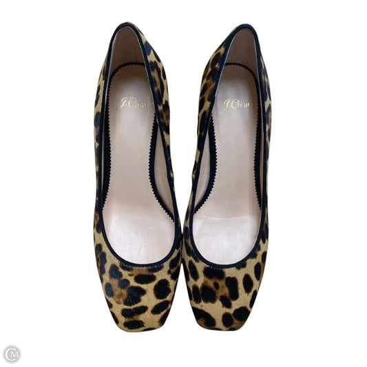 Shoes Heels Block By J. Crew In Animal Print, Size: 8.5