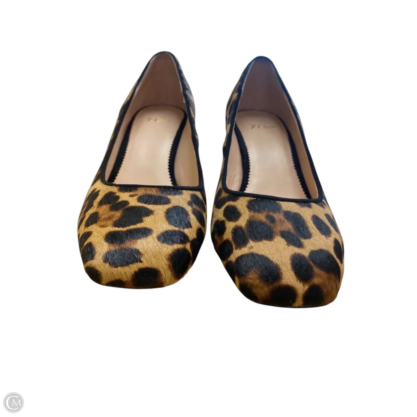 Shoes Heels Block By J. Crew In Animal Print, Size: 8.5