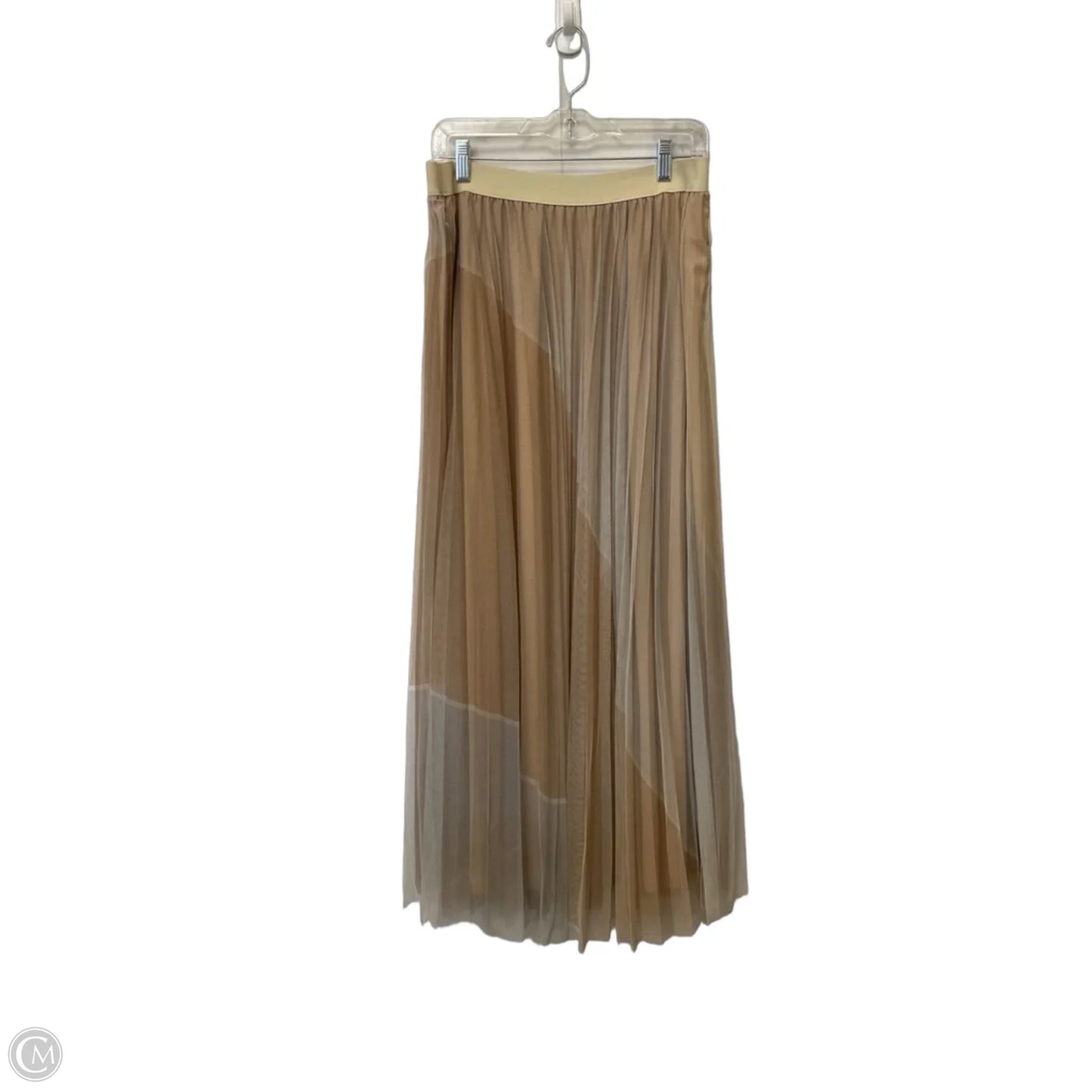 Skirt Maxi By Clothes Mentor In Beige, Size: L