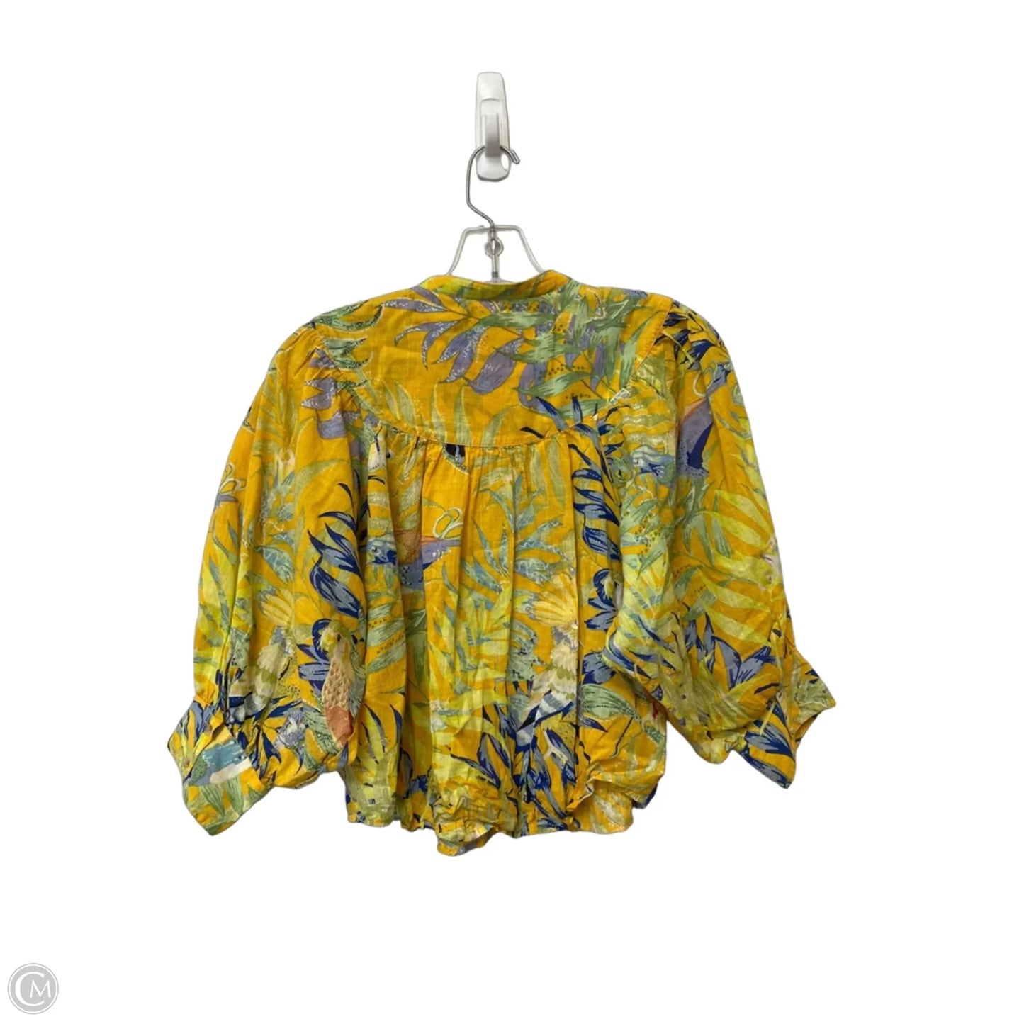 Top Long Sleeve By Maeve In Yellow, Size: Xs