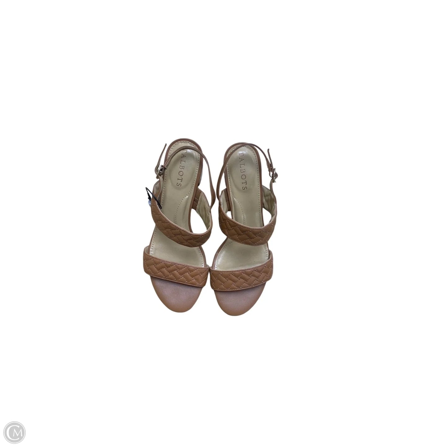 Shoes Heels Block By Talbots In Brown, Size: 6.5