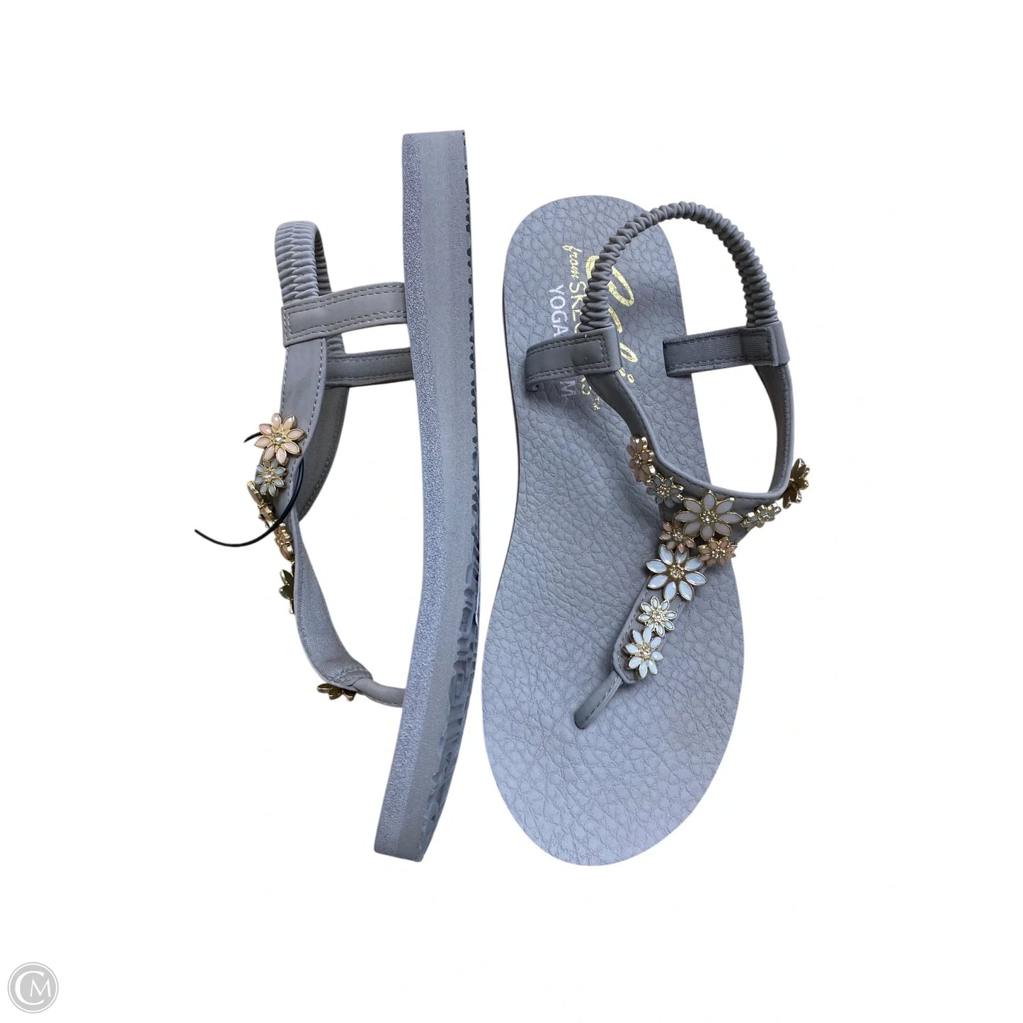 Shoes Flats By Skechers In Grey, Size: 9.5